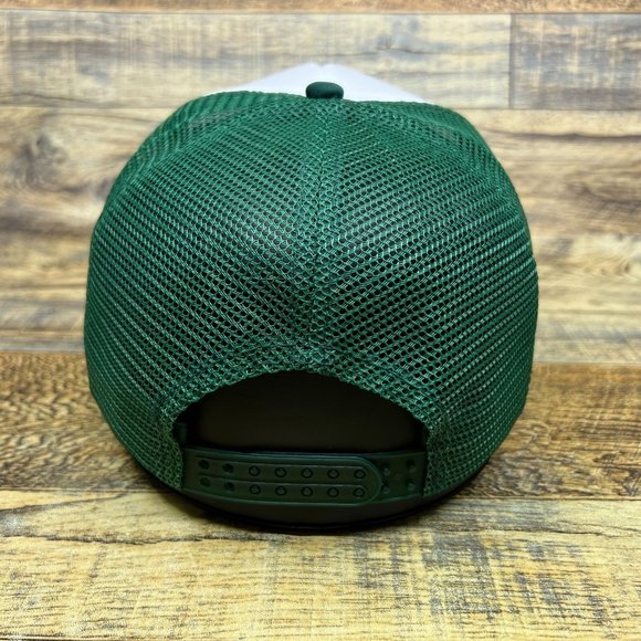 Bruce Springsteen Born To Run Vintage Logo Mens Trucker Hat Green Snapback Cap - Picture 5 of 8